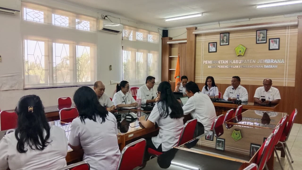 Matangkan Uji Coba Aplikasi Perlinsos, Pemkab Jembrana Gelar Rapat Koordinasi Teknis Lintas OPD