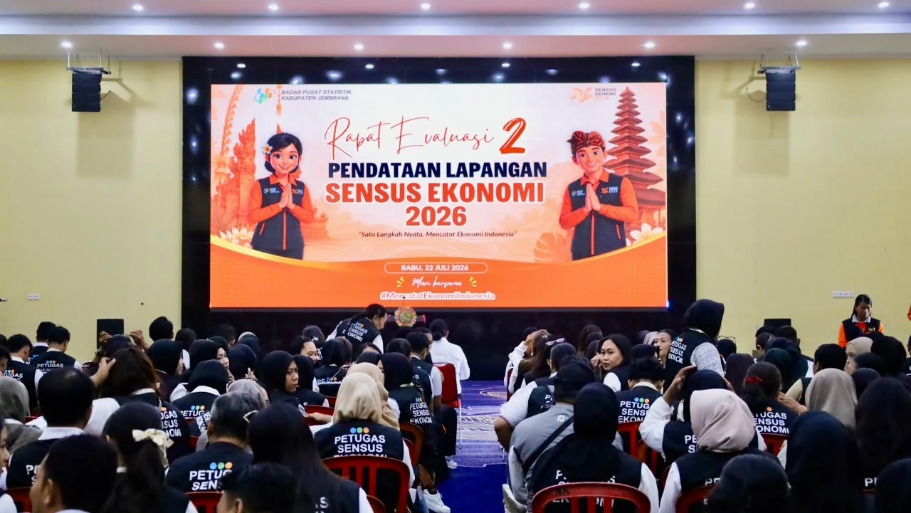 Siapkan Data Ekonomi Akurat: Bps Jembrana Bersama Pemkab Jembrana Gelar Rapat Evaluasi Pendataan Lengkap Sensus Ekonomi 2026