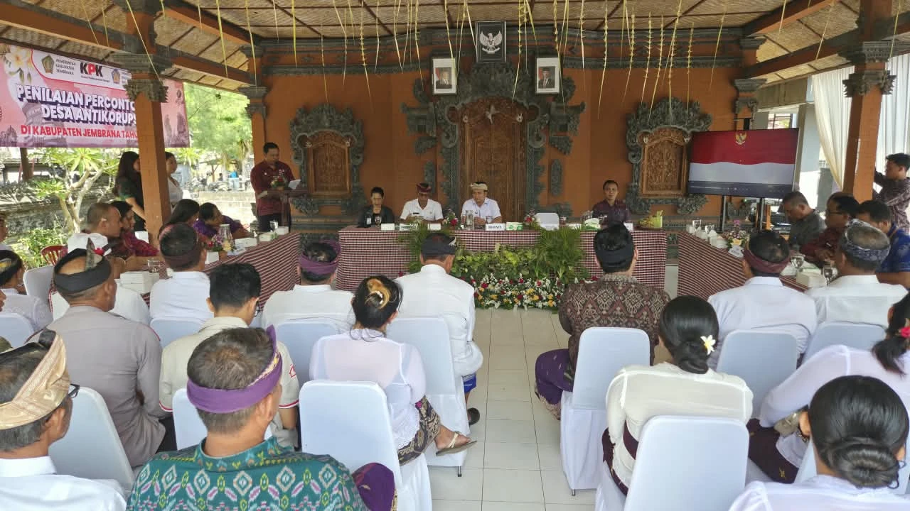 Desa Pergung Dinilai Tim Provinsi Bali, Siap Jadi Percontohan Desa Anti Korupsi 2026