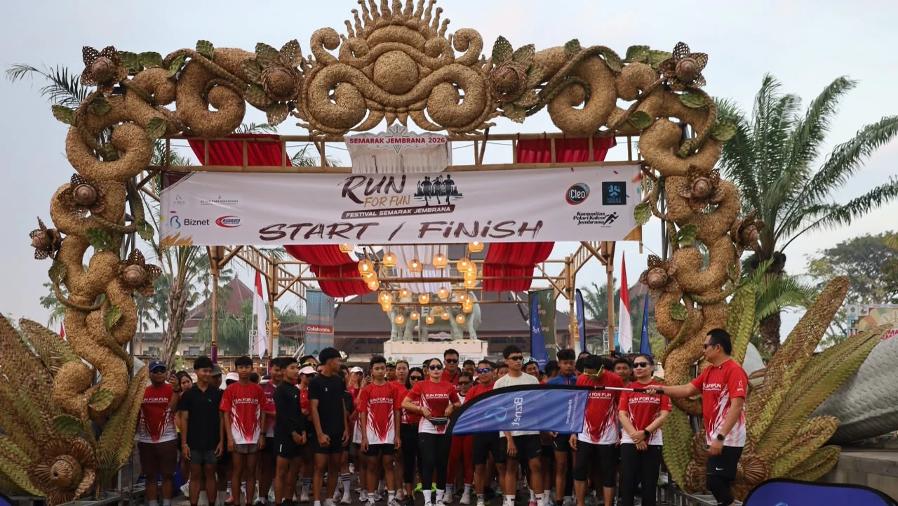 Jembrana Bergerak! Ratusan Peserta Semarakkan RUN FOR FUN 6 KM