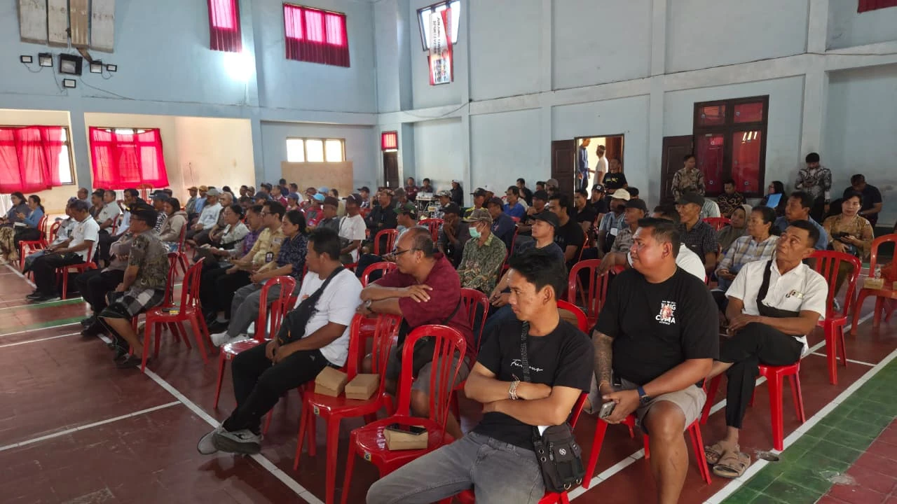 Dukung Ketahanan Energi Bali, Pemkab Jembrana Fasilitasi Konsultasi Publik Pembangunan SUTET 500 kV di Melaya
