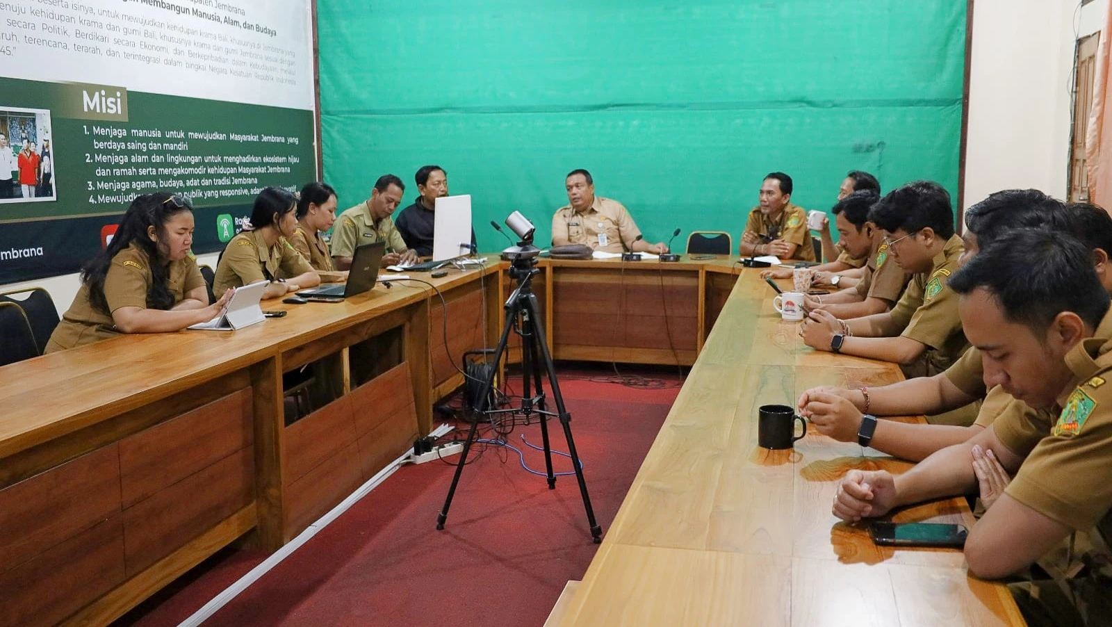 Matangkan Persiapan Penilaian Indeks KAMI, Diskominfo Jembrana Perkuat Tata Kelola Keamanan Informasi