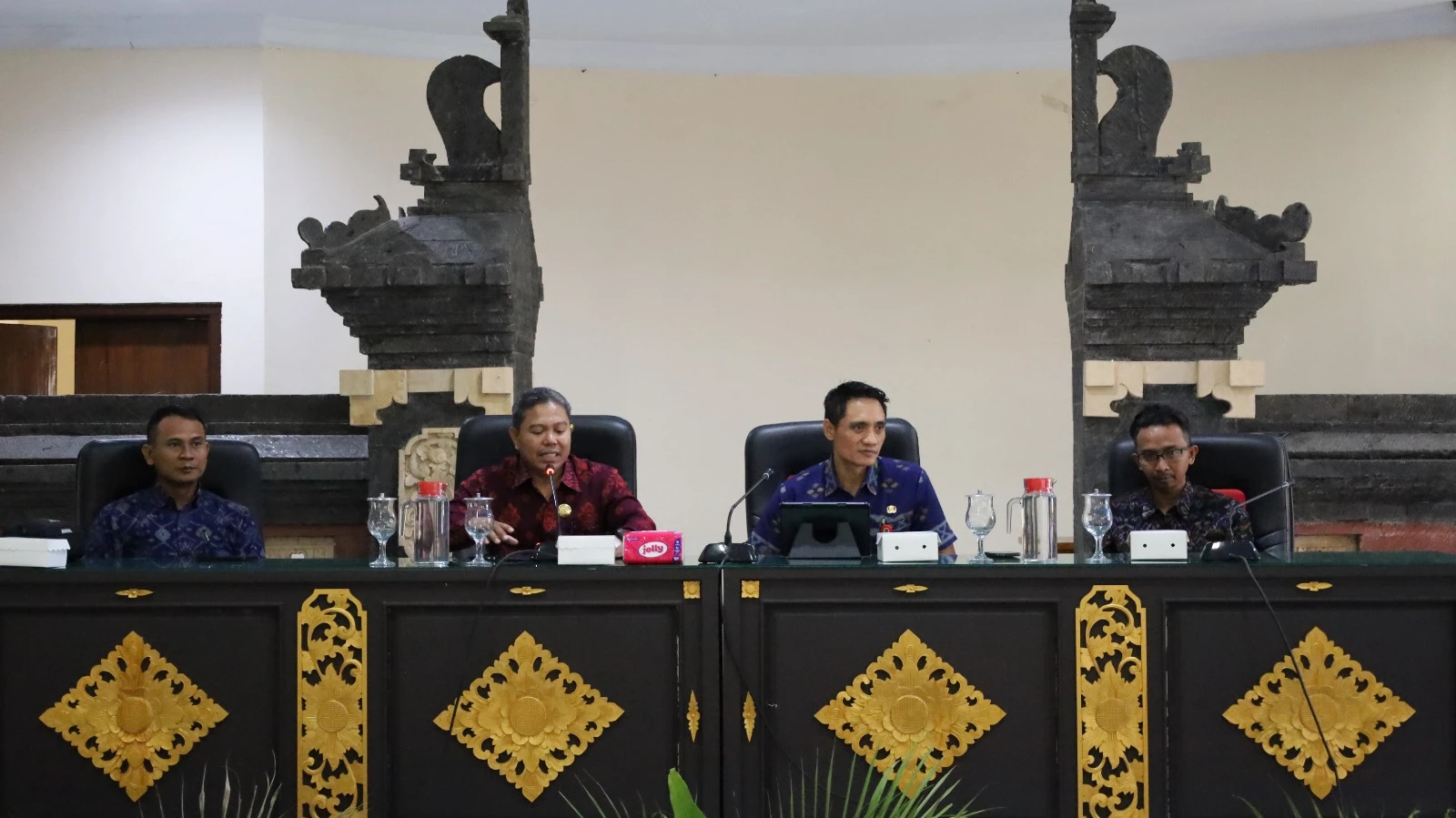 Enam Badan Publik Jembrana Jalani Visitasi Monev Keterbukaan Informasi Publik 2026