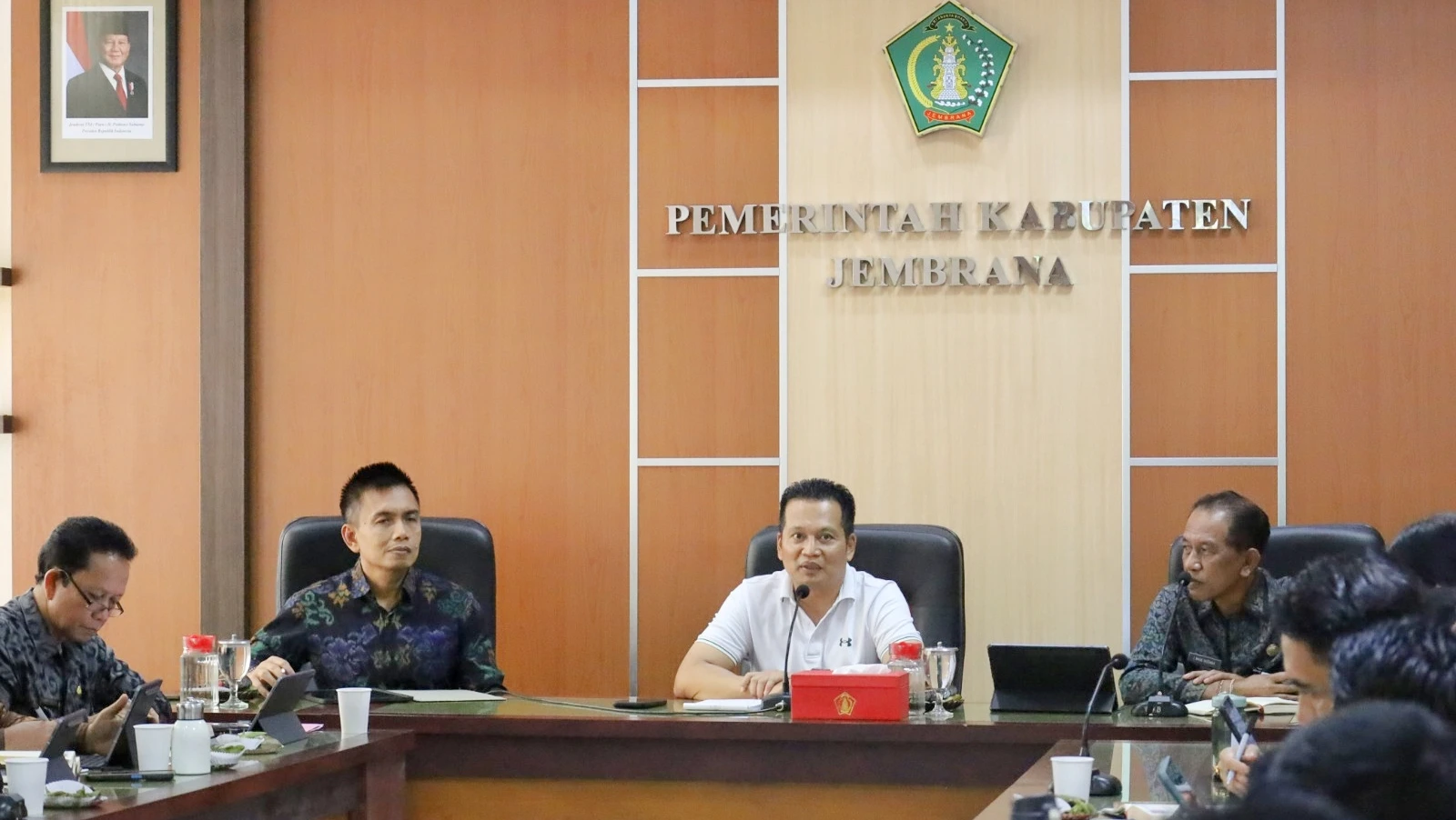 Rapat Koordinasi Evaluasi Kinerja Anggaran dan Persiapan APBD Perubahan Kabupaten Jembrana