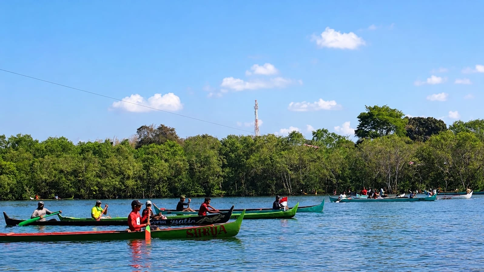28 Peserta Adu Ketangkasan, Antusias Masyarakat Warnai Lomba Sampan Tradisional Jembrana