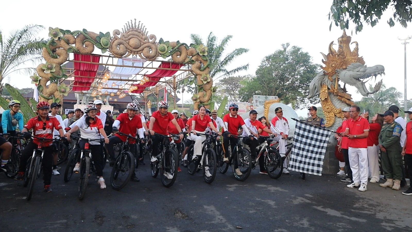 Jembrana Fun Bike dan Rangkaian Semarak Kesehatan dalam Rangka HUT Kota Negara ke-131