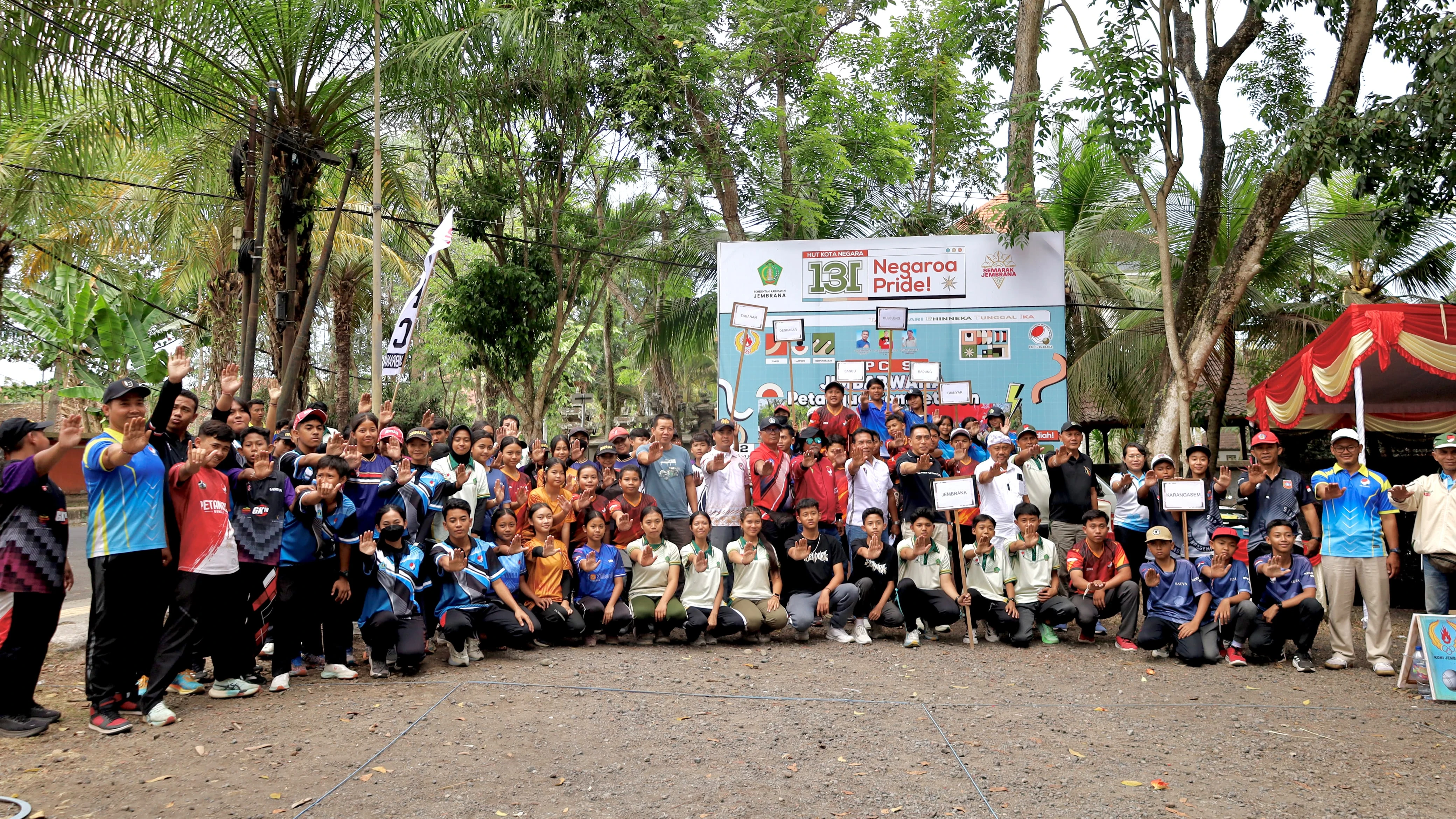 Bola Besi Bergulir di Bumi Makepung: Jimbarwana Petanque Competition Ke-9 Resmi Dibuka