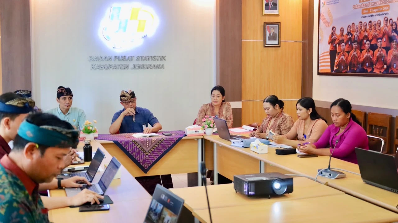 Perkuat Tata Kelola Statistik Sektoral, Pemkab Jembrana Gelar Wawancara Evaluasi Penyelenggaraan Statistik Sektoral (EPSS)