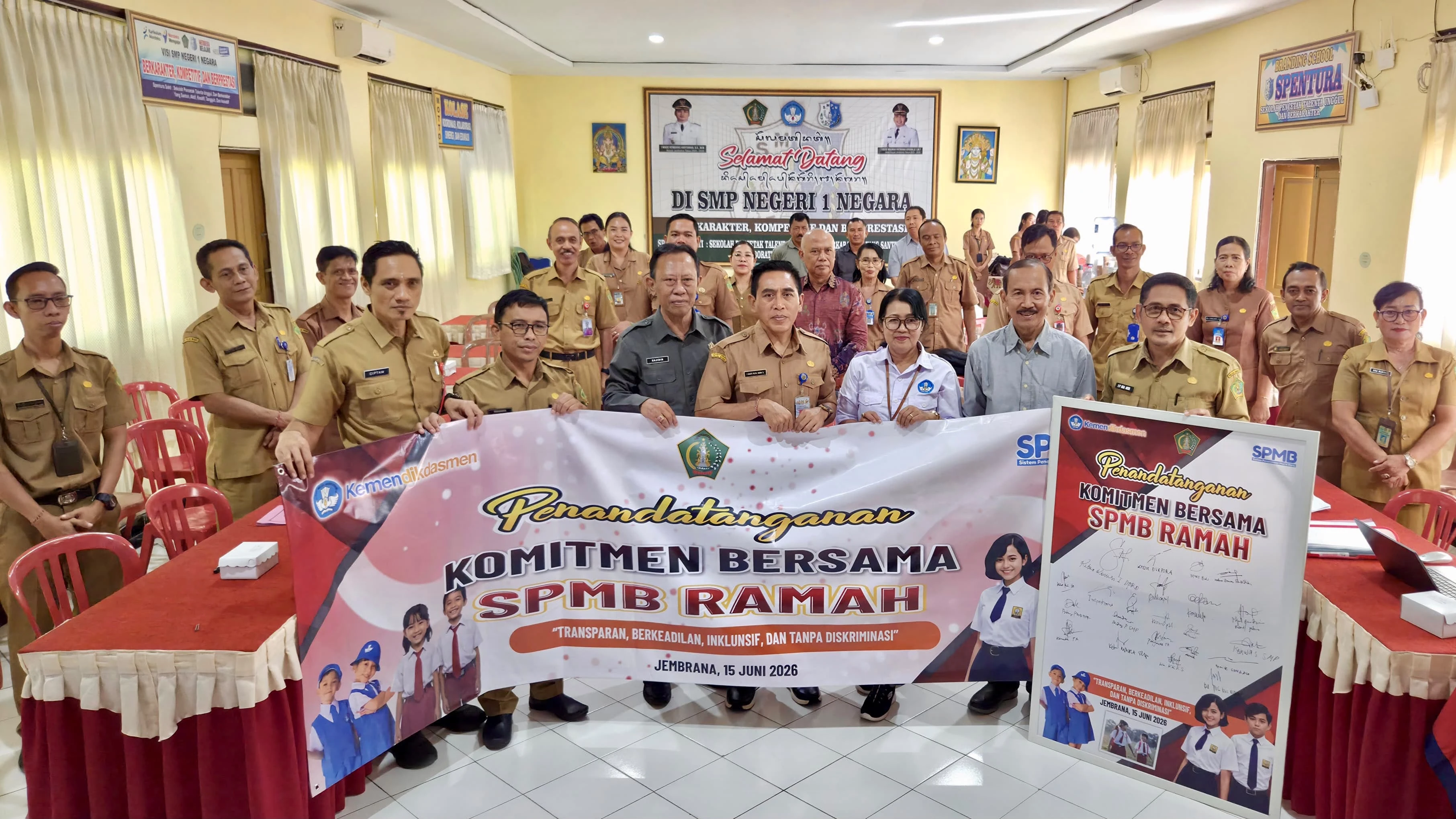 Disdikpora Jembrana Sosialisasikan SPMB 2026, Wujudkan Penerimaan Murid Baru yang Transparan dan Berkeadilan